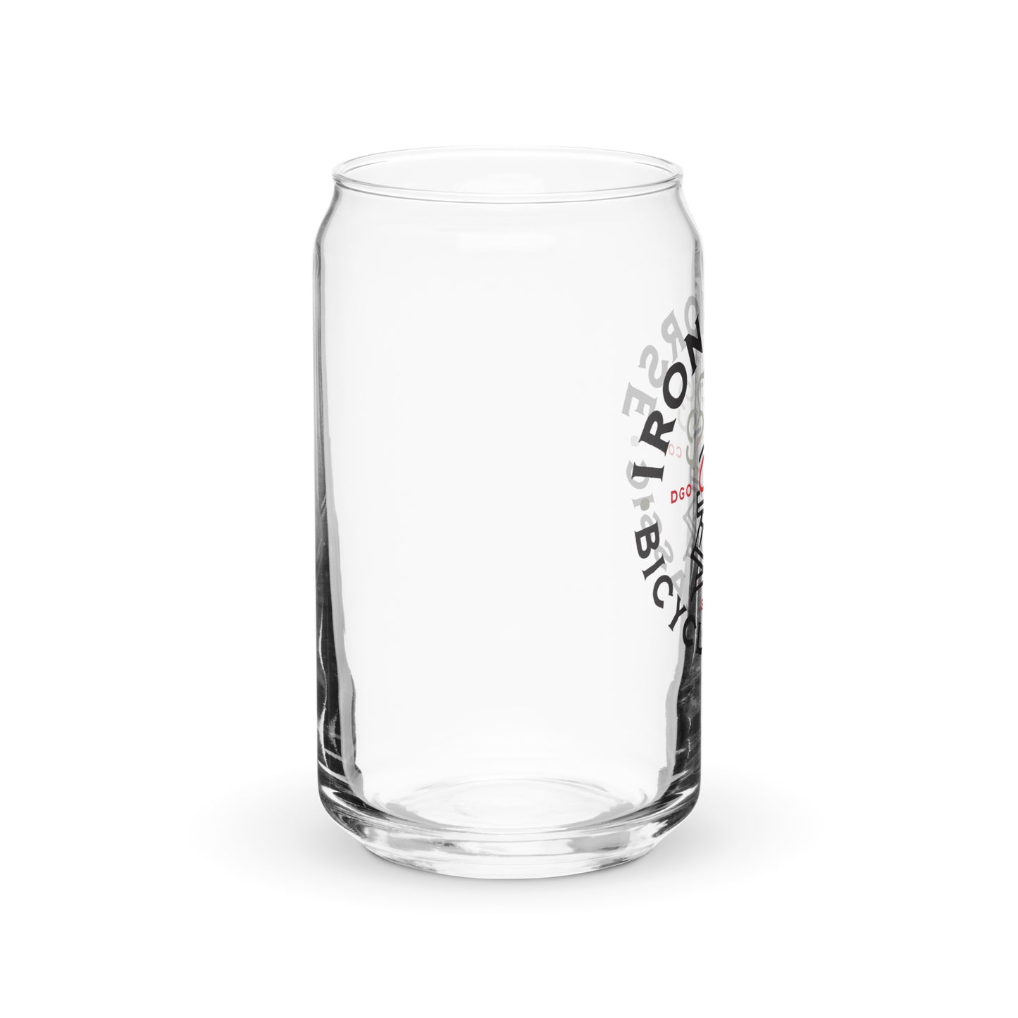 Can-shaped glass